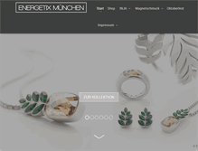 Tablet Screenshot of magnetschmuck-muenchen.de